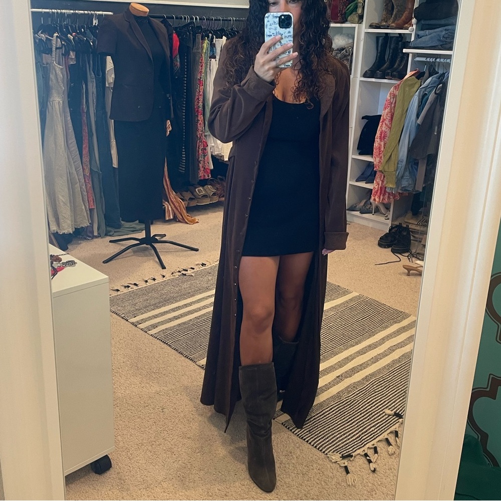 Vintage David Warren duster coat/dress Size 10